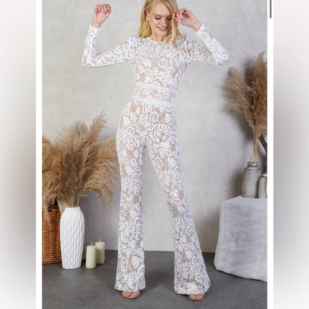 Nadine merabi  jumpsuit lace